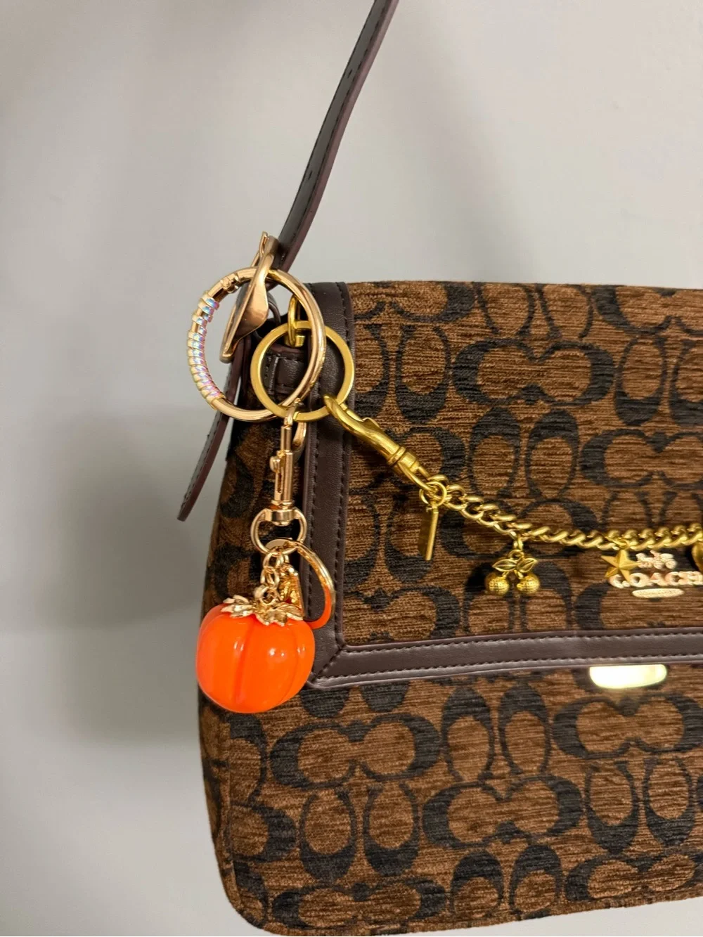 Orange Pumpkin Charm